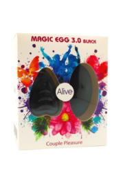 Œuf Vibrant Télécommandé Magic Egg 3 Noir - Alive Œuf Vibrant Télécommandé Magic Egg 3 Noir - Alive