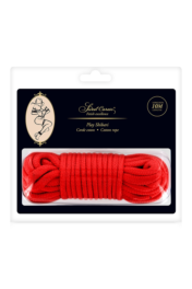 Corde de bondage Shibari 10m Rouge - Sweet Caress Corde de bondage Shibari 10m Rouge - Sweet Caress