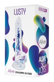 Gode Ventouse 18 cm Jelly Lusty - Alive Gode Ventouse 18 cm Jelly Lusty - Alive