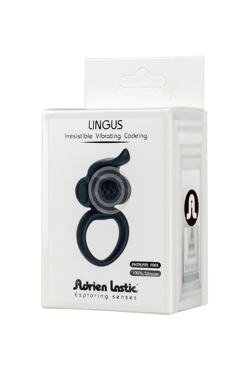 Anneau Vibrant Lingus Noir - Adrien Lastic