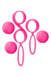 Kit 2 boules de Geisha Love Kegel rose - Yoba