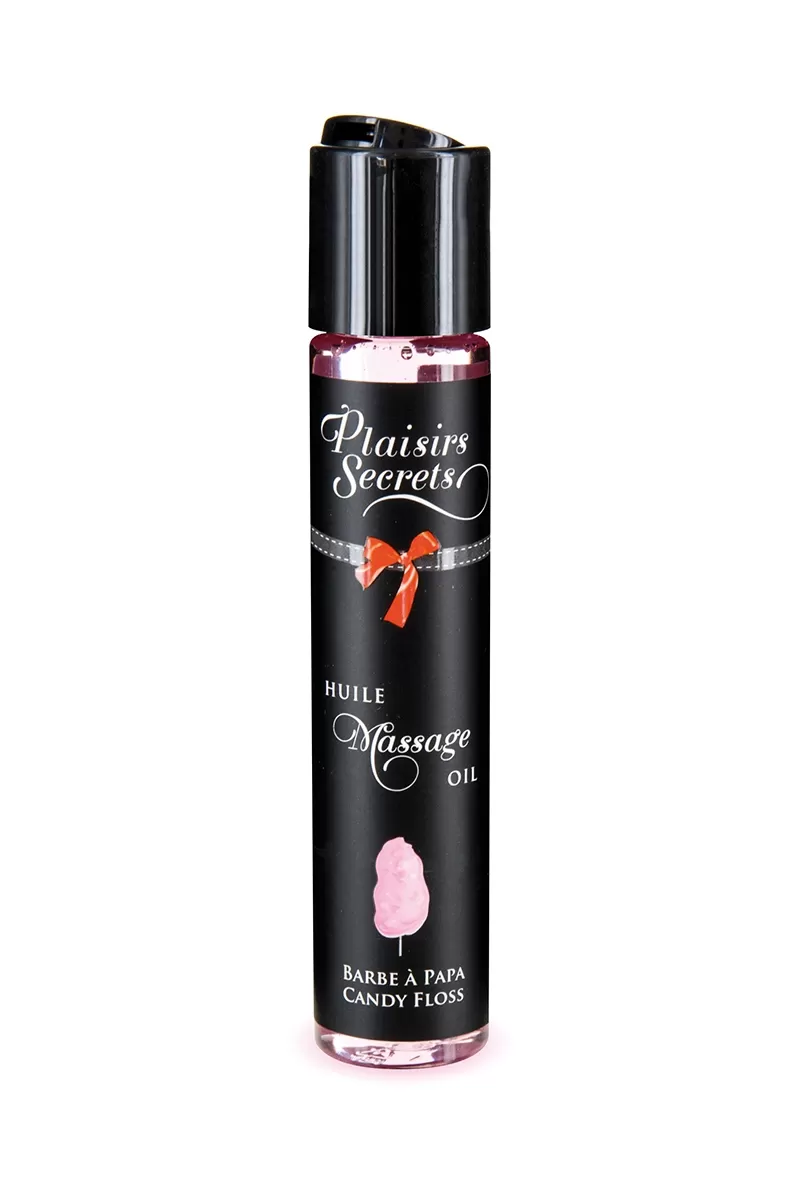 Huile de massage gourmande 59 ml Barbe a papa - Plaisir Secret