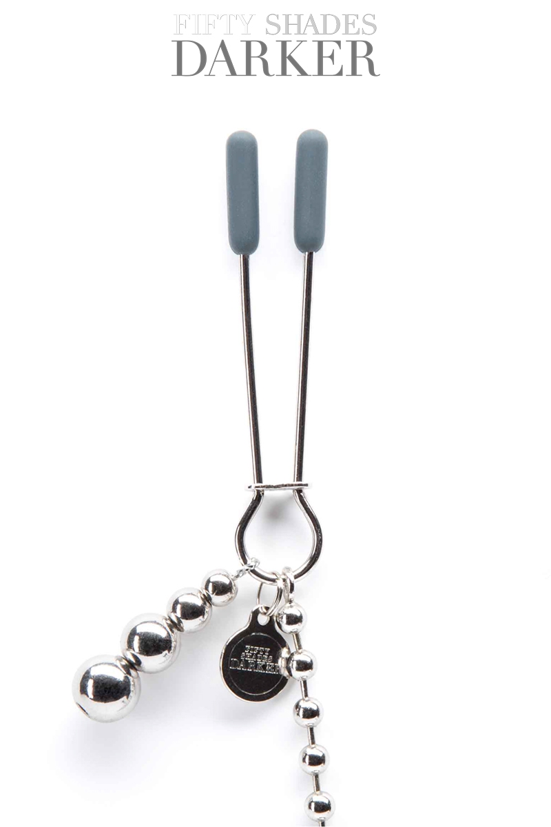Pinces à tétons avec chaine - Fifty shades of Grey