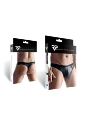 String Wetlook noir - Regnes