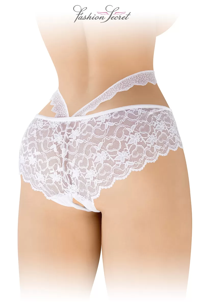 Culotte ouverte Marie blanche - Fashion Secret