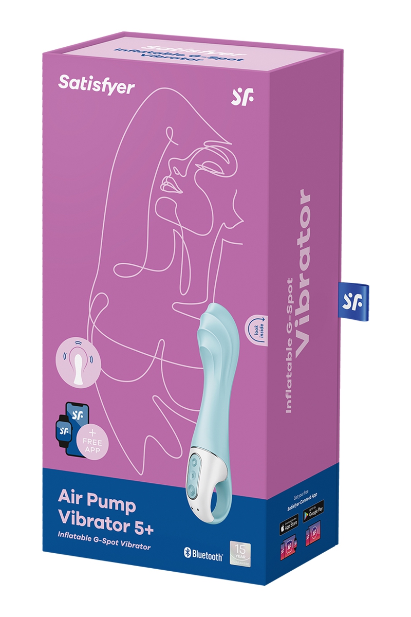 Vibro gonflable Air Pump Vibrator 5+ - Satisfyer