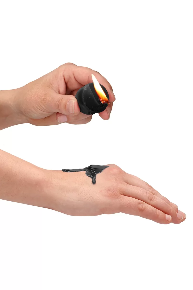 4 Bougies SM Parfum Indocile Noires - Ouch!