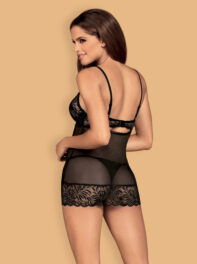 Babydoll & String Contica Noir - Obsessive