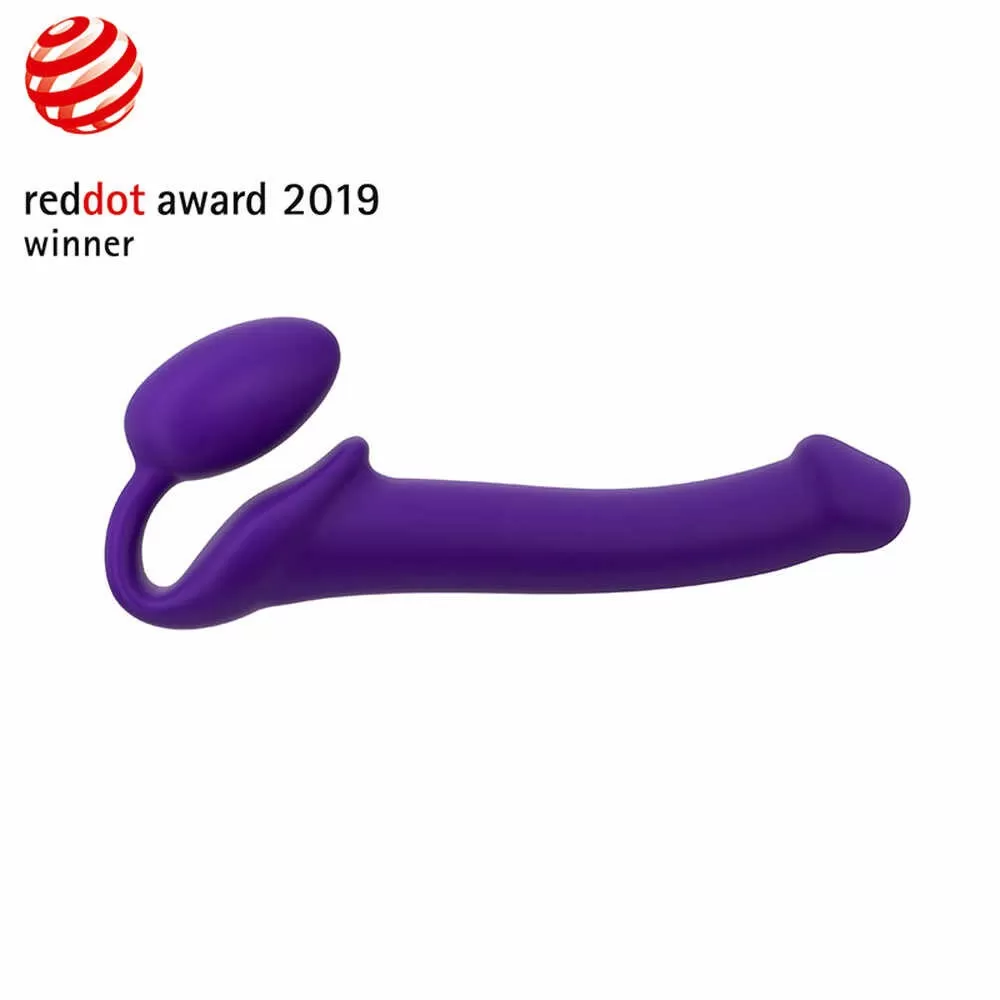 Gode Double Strap On Non Vibrant Violet - Strap On Me