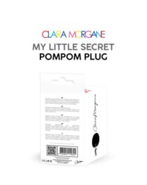 Bijou Anal My Little Secret Pompom Plug Noir - Clara Morgane