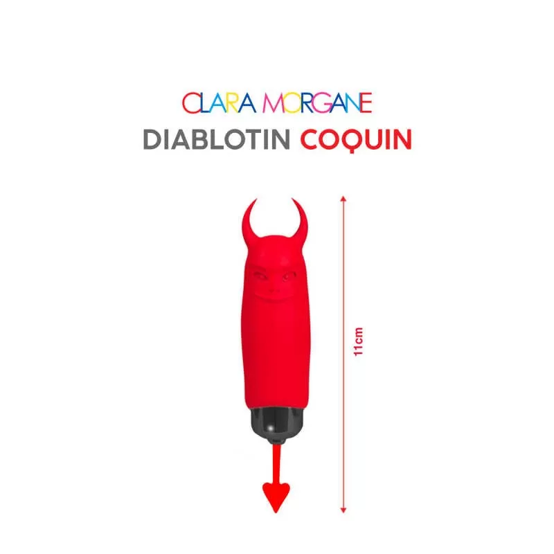 Mini Vibromasseur Diablotin Coquin Rouge - Clara Morgane