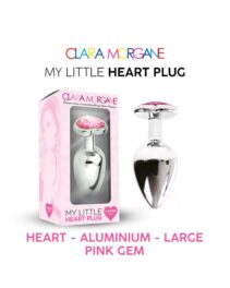 Bijou Anal LARGE My little Heart Plug Rose - Clara Morgane
