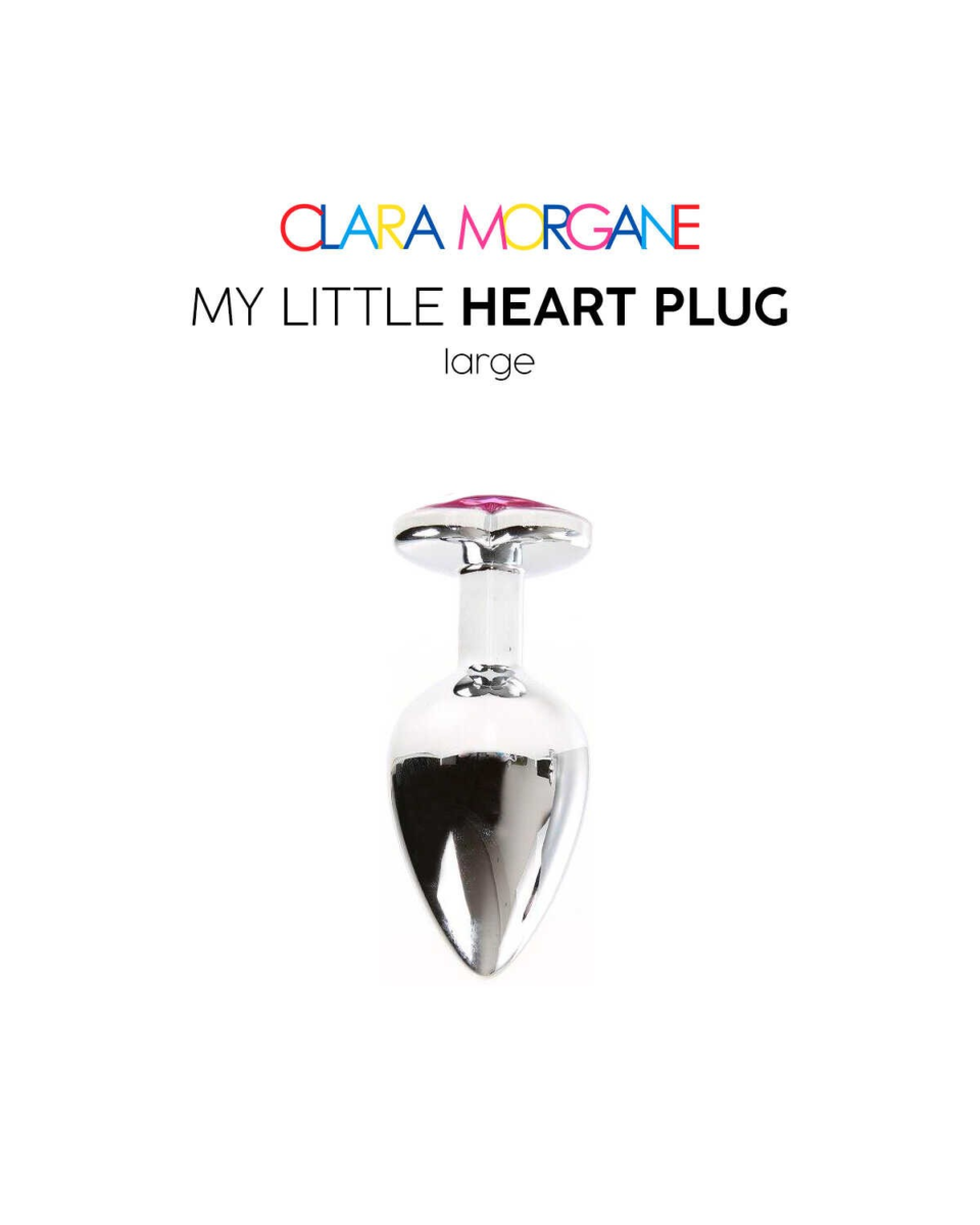 Bijou Anal LARGE My little Heart Plug Rose - Clara Morgane