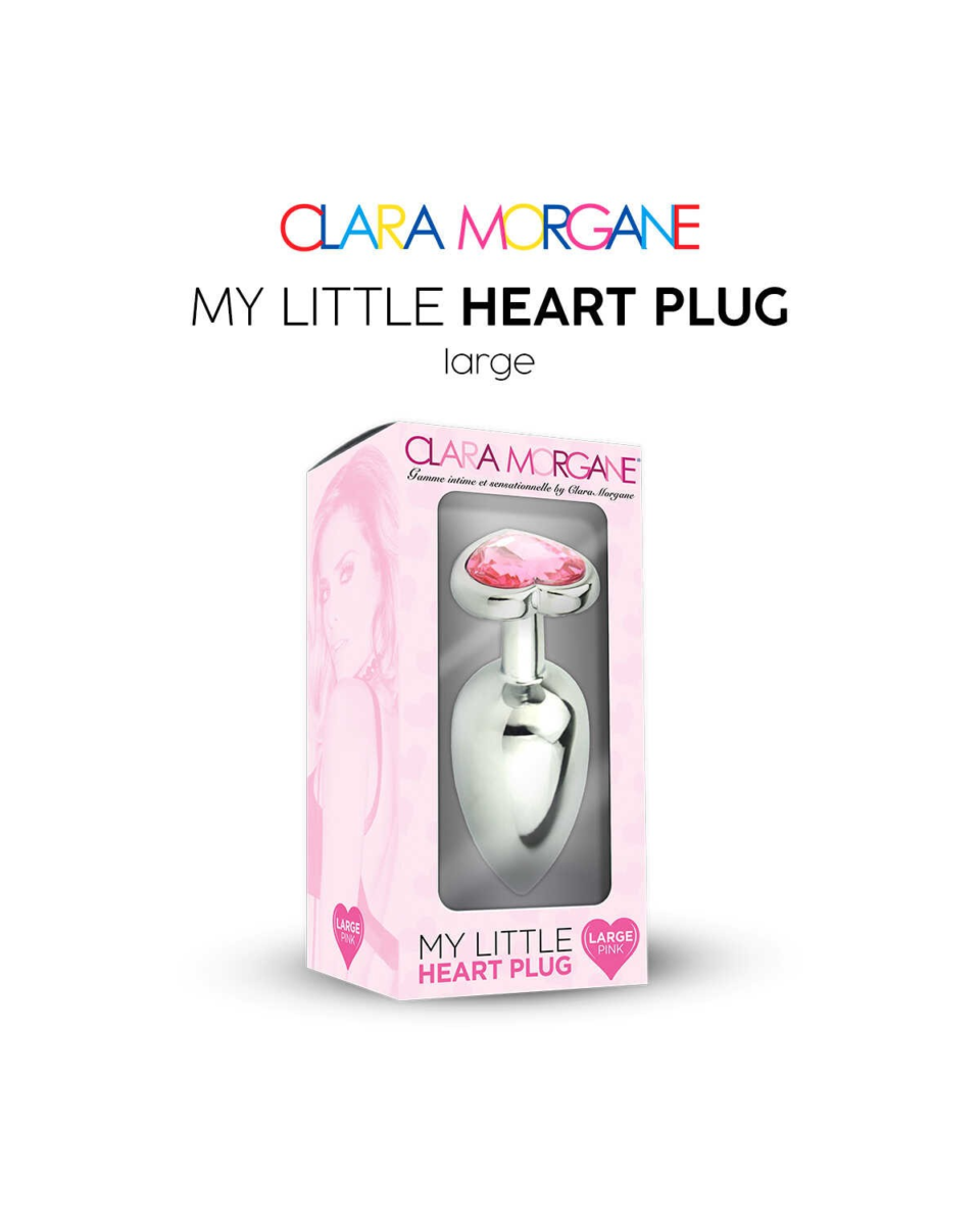 Bijou Anal LARGE My little Heart Plug Rose - Clara Morgane
