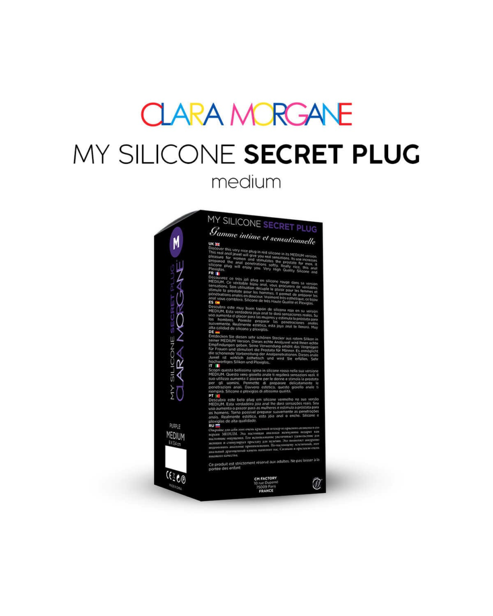 Bijou Anal SMALL My Silicone Secret Plug Violet - Clara Morgane