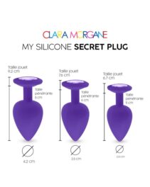 Bijou Anal SMALL My Silicone Secret Plug Violet - Clara Morgane