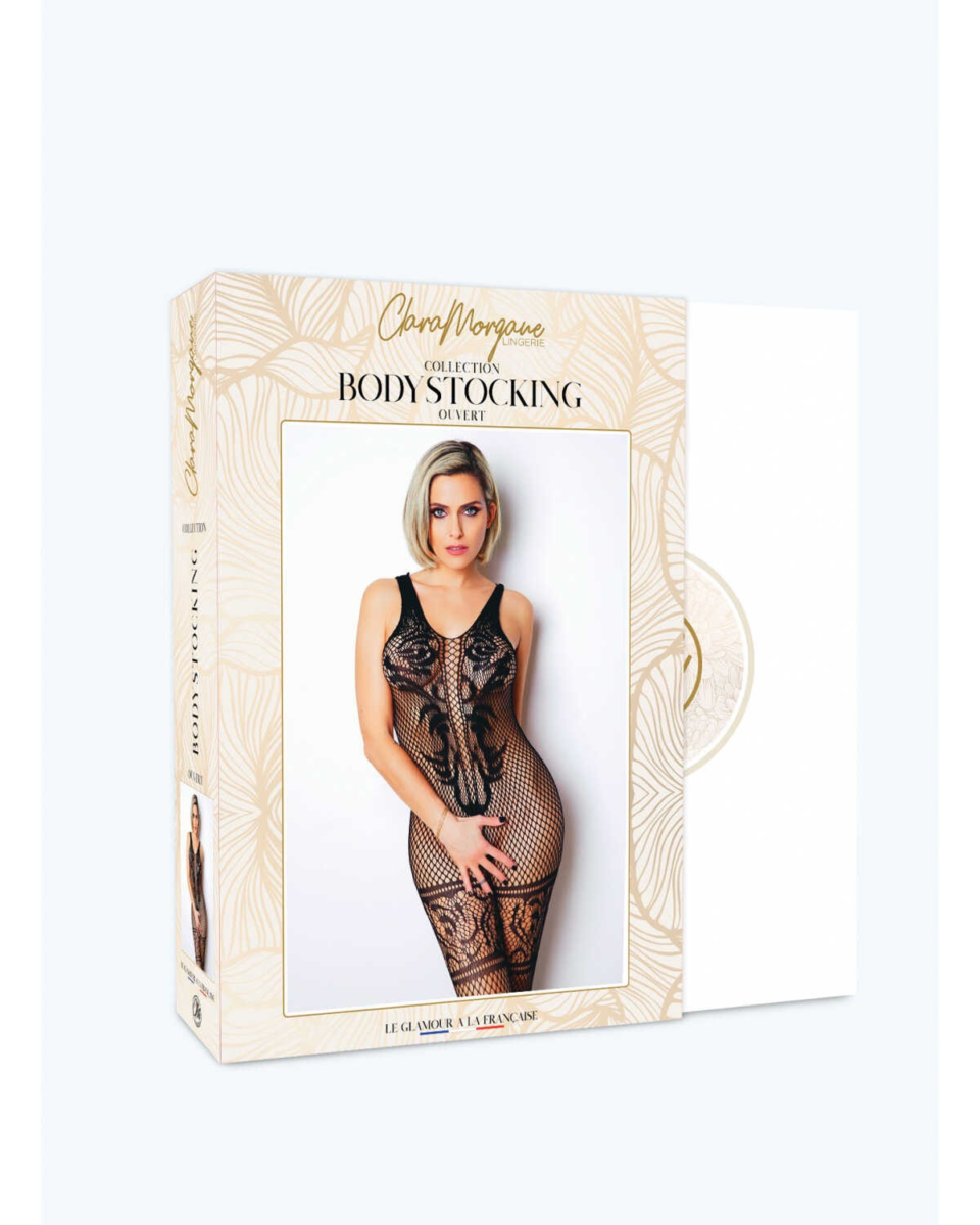 Bodystocking Le Numéro 14 Noir - Clara Morgane