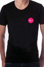 T-shirt n°7 Merci Qui Noir Blanc - Jacquie & Michel