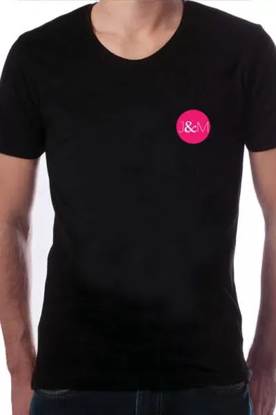 T-shirt n°7 Merci Qui Noir Blanc - Jacquie & Michel