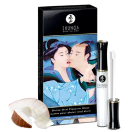 Gloss divin plaisir oral 10 ml Eau de coco - Shunga
