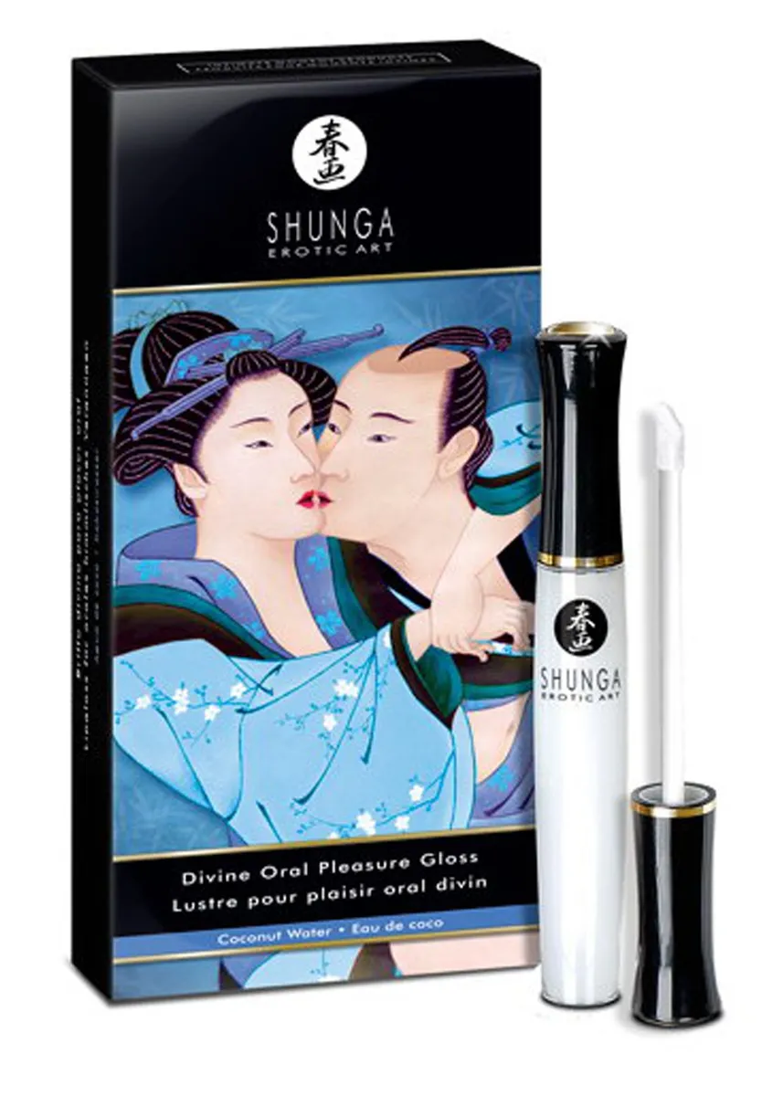 Gloss divin plaisir oral 10 ml Eau de coco - Shunga