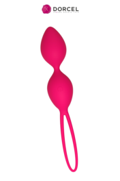 Boules de Geisha Vibrantes Télécommandées Rechargeables Divine Balls Roses - Dorcel