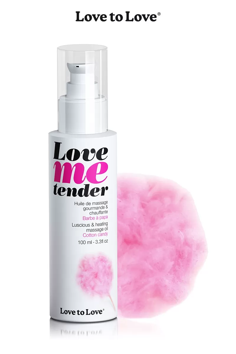 Huile de Massage 100 ml Parfum Barbe à Papa - Love To Love