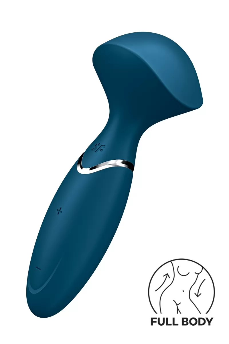 Vibromasseur Wand Mini Wand-er Bleu - Satisfyer